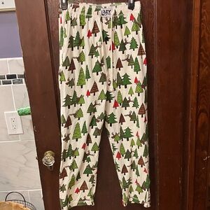 LAZY ONE  Tree Print COTTON FLANNEL PAJAMA PANTS